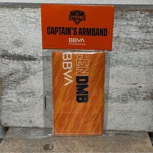 BBVA MLS Houston Dynamo Adults Captain's Armband Orange Black New One Size